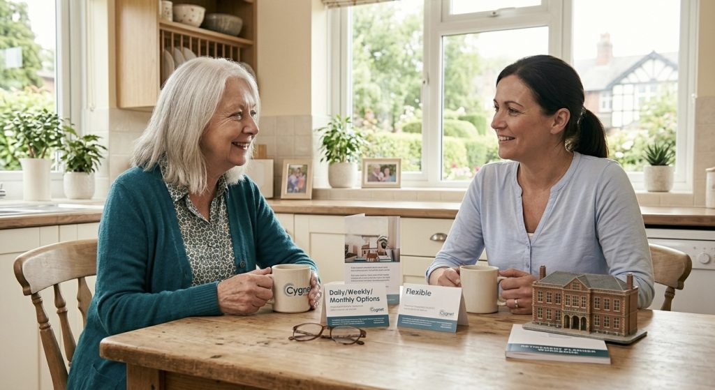 Chatting with your new lodger whos Renting a room in retirement